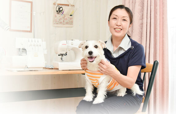 さいたま市で犬の洋服作りに関する資格取得を目指す生徒様をサポート
